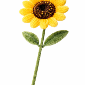 Girasol de limpiapipas