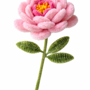 Peonía de limpiapipas