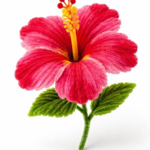 Hibisco de limpiapipas (flor hawaiana)
